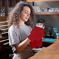 Vista 6 de Utopia Home Paquete de 24 servilletas de tela de 17 x 17 pulgadas, bordes con dobladillo 100% poliéster, lavables y reutilizables, ideales