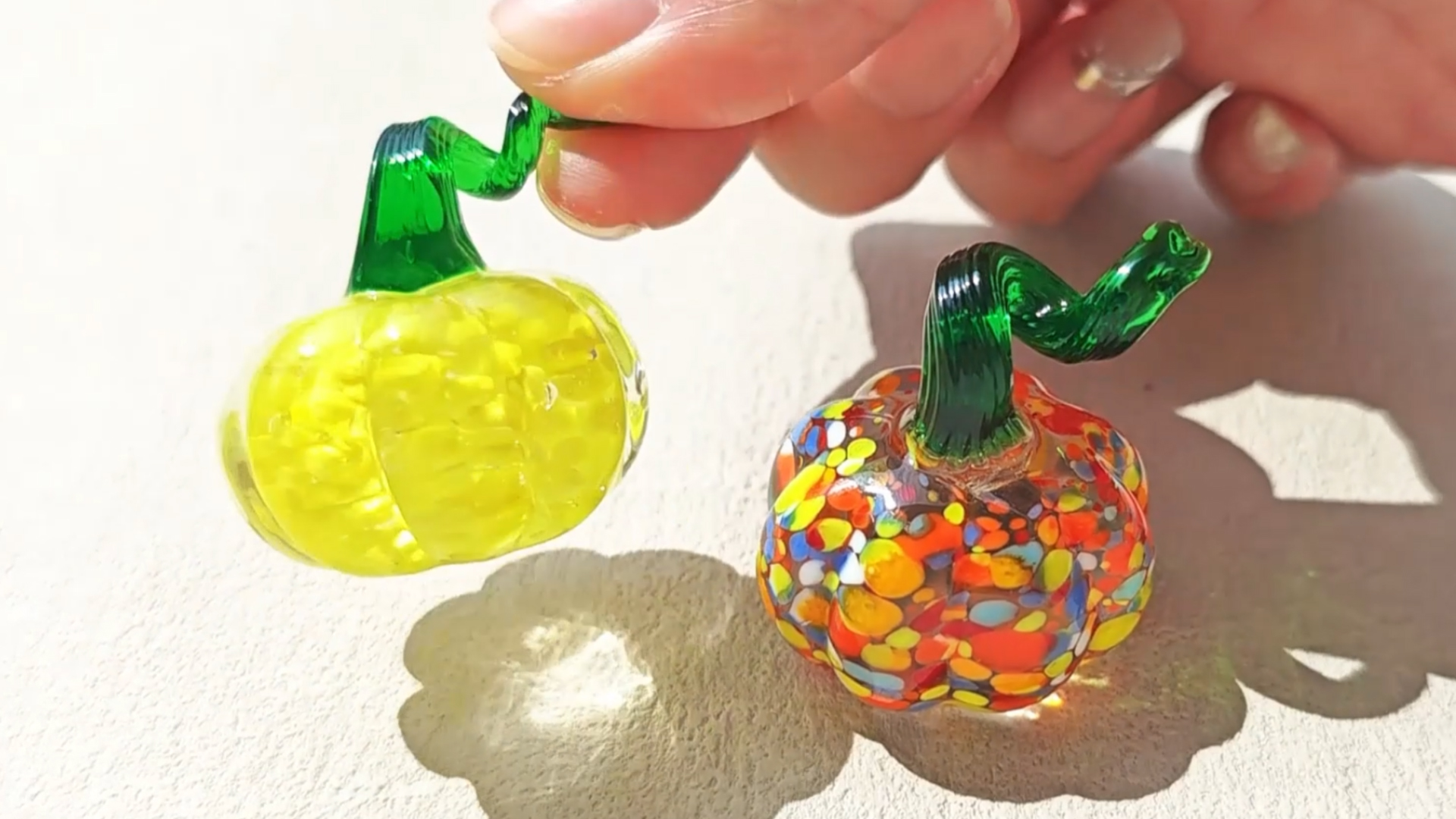 Amazon.com: H&D HYALINE & DORA 4pcs Blown Glass Pumpkin Figurines