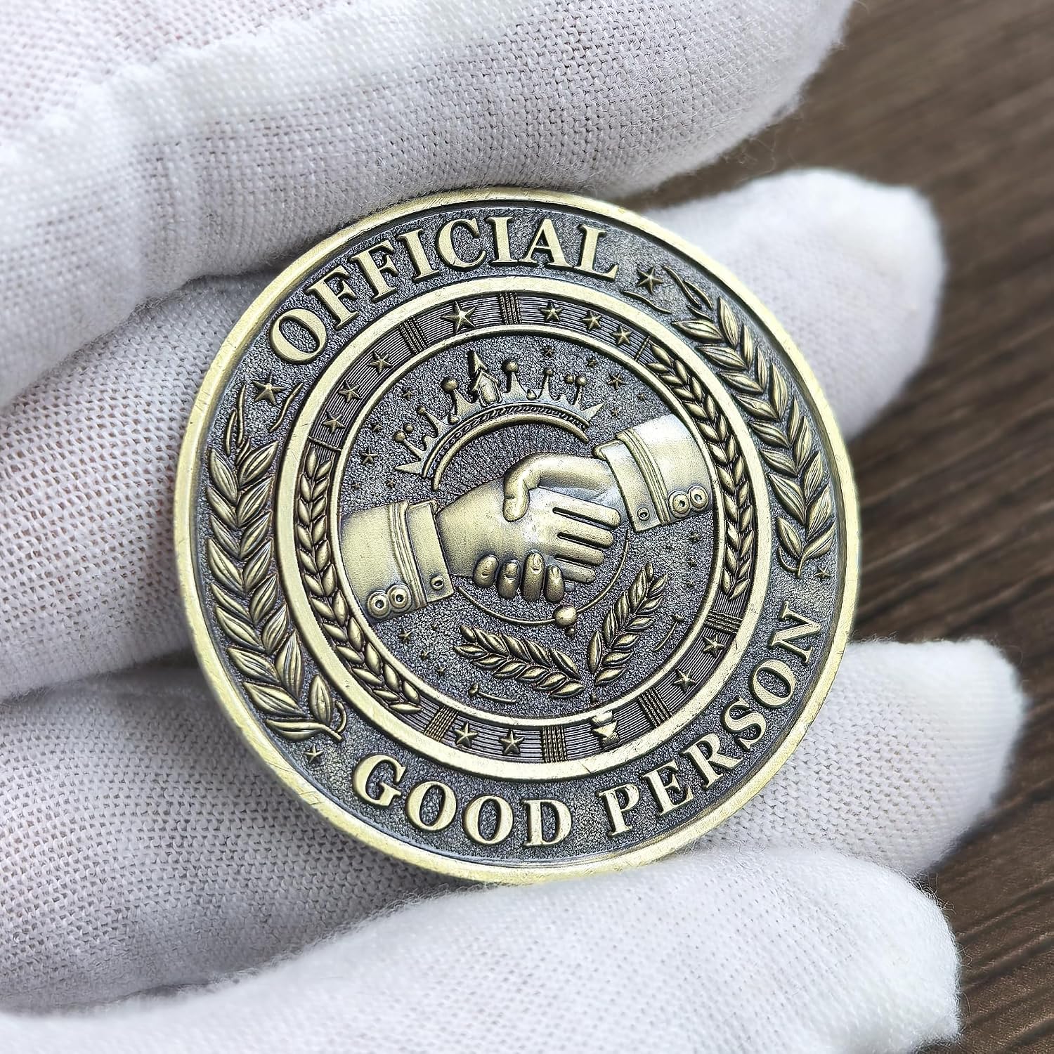 Official Good Person Challenge Coin - Symbol of Integrity and Honor