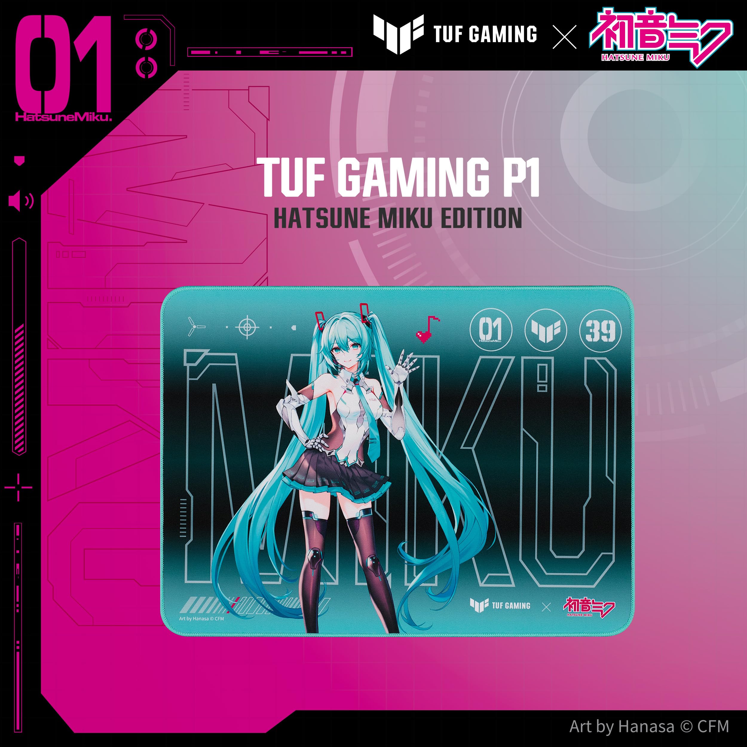Amazon.co.jp: ASUS TUF Gaming P1 初音ミク エディション ポータブル