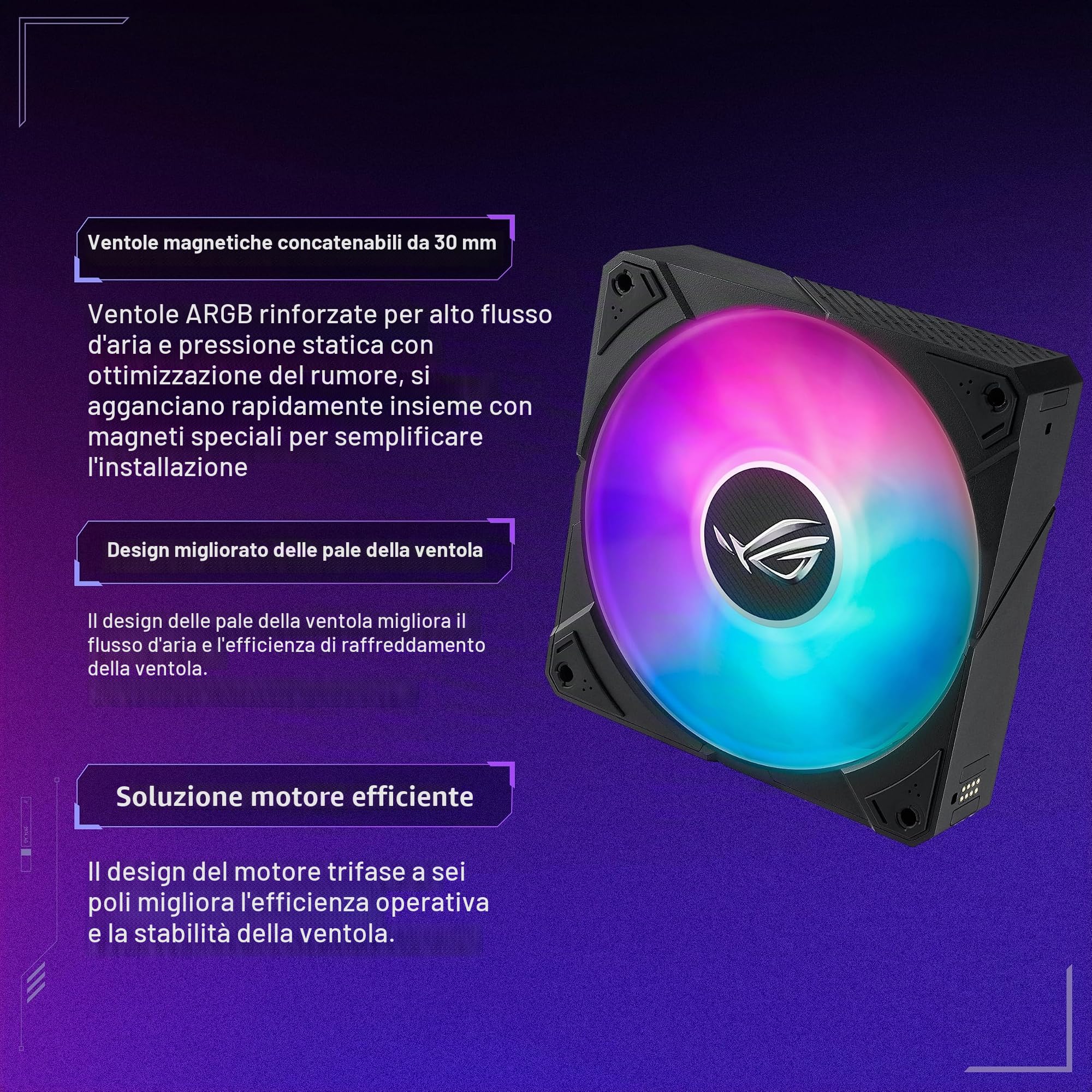 ASUS ROG RYUJIN III 360 ARGB EXTREME all-in-one AIO CPU liquido cooler; pompa Asetek Gen8 V2; ventole magnetiche ad alta pressione flusso d'aria; LCD