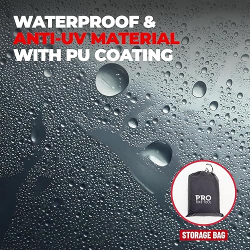 Miniatura 6 de PRO BIKE TOOL Funda de bicicleta transparente de PVC impermeable para exteriores, protege del clima, el polvo, la lluvia y los arañazos, ideal para