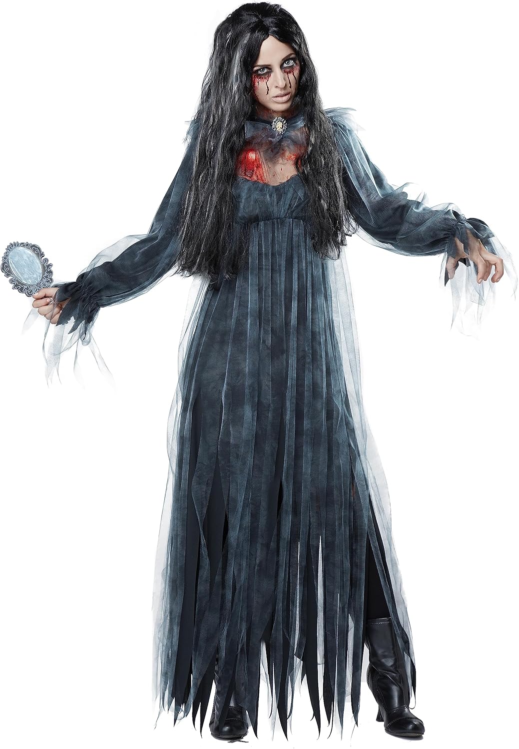 California Costumes Women's Bloody Mary, black/gray