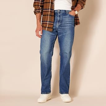 Amazon Essentials Men's Straight-Fit Stretch Jean - Discontinued Colours