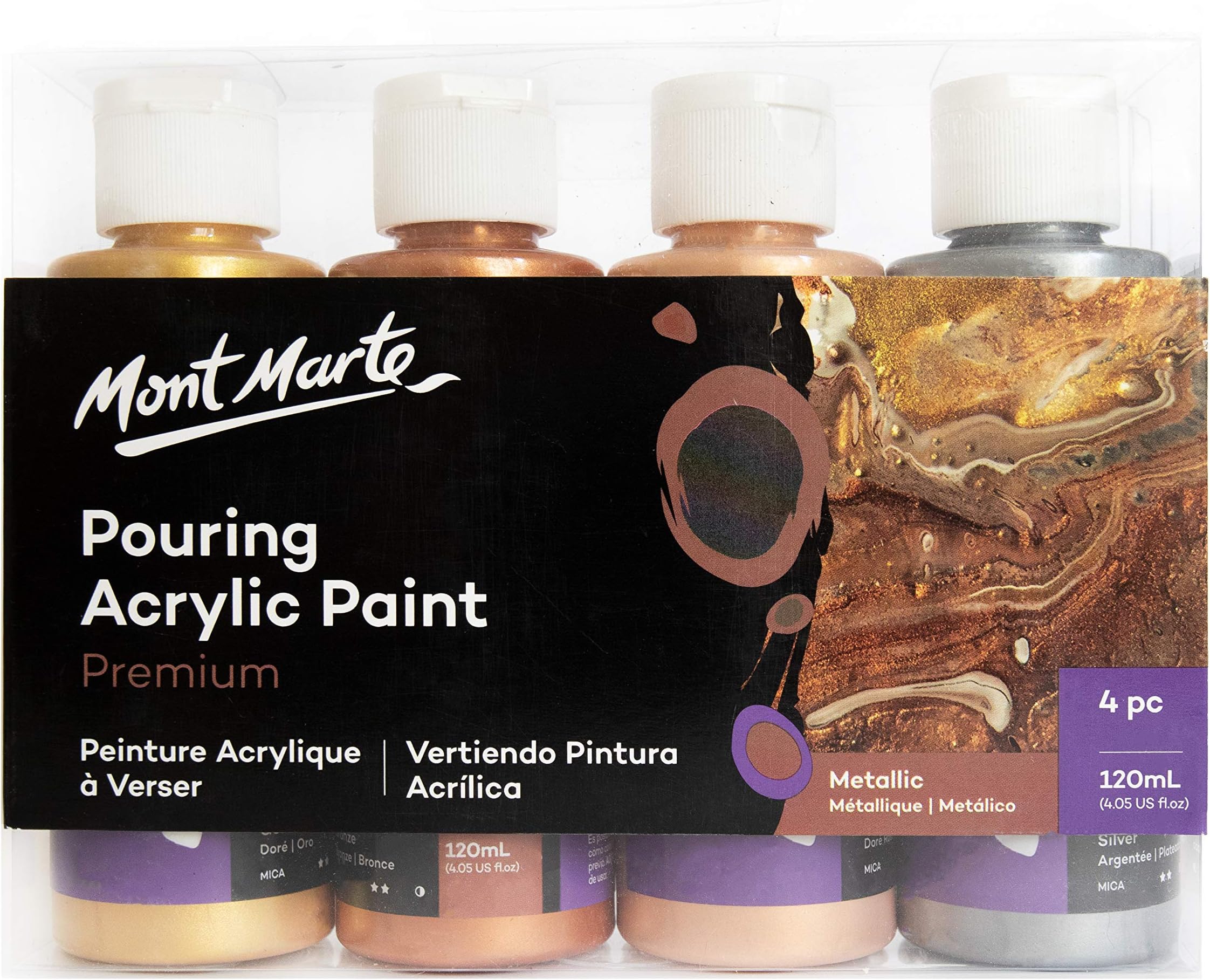 Mont Marte Pour Paint Set PMPP4004