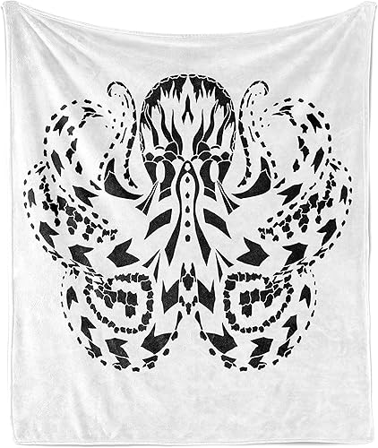 Miniatura 10 de Lunarable Synthwave - Manta de forro polar de franela suave, diseño retro de palmeras urbanas con sol y cuadrícula en tonos vibrantes, felpa Púrpura