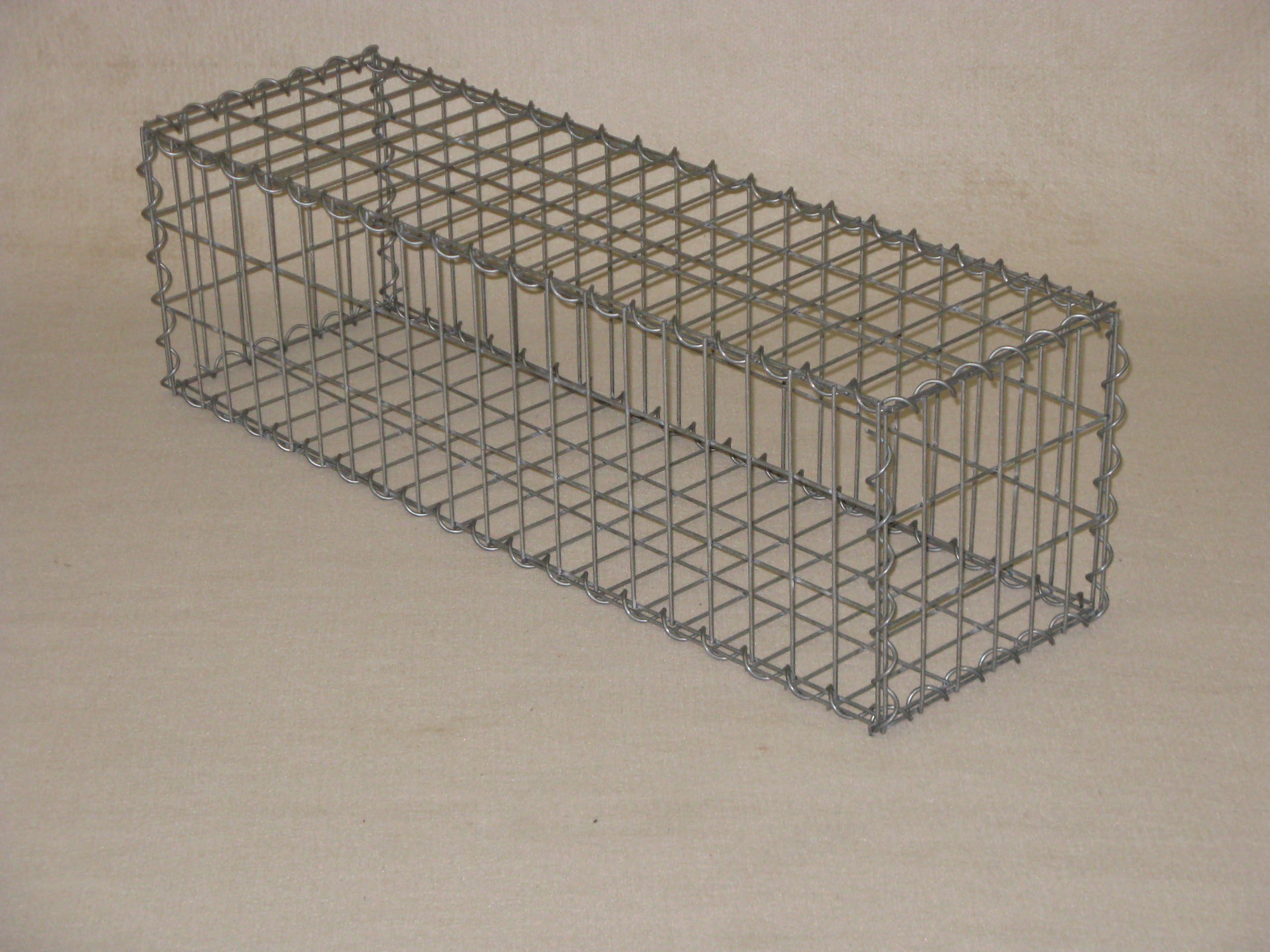 Gabion 100x30x30 cm Mesh 5x10 cm Wire 4mm
