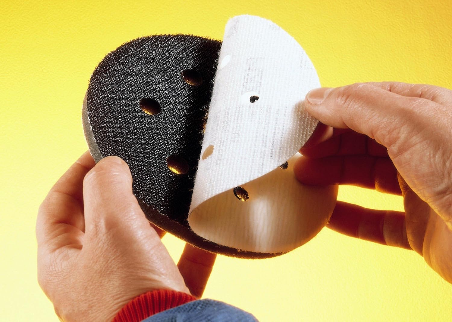 3M Cubitron II Microfinishing PSA Film Type D Disc Roll 366L, Aluminum Oxide, 5' Diameter, 180 Micron Grade, Maroon (4 Rolls of 125 Discs)