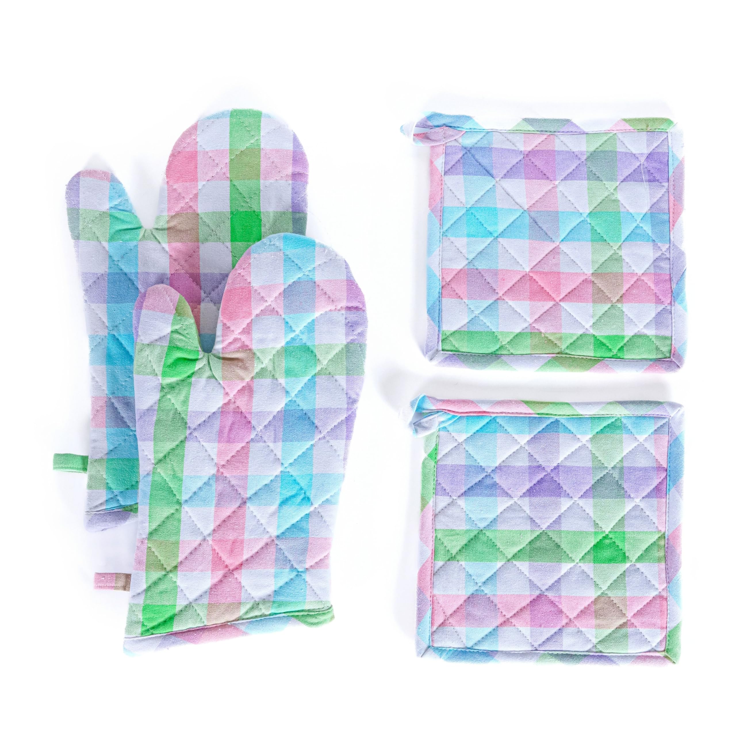Gants de cuisine pour la pâtisserie et le barbecue avec maniques en coton Native Fab