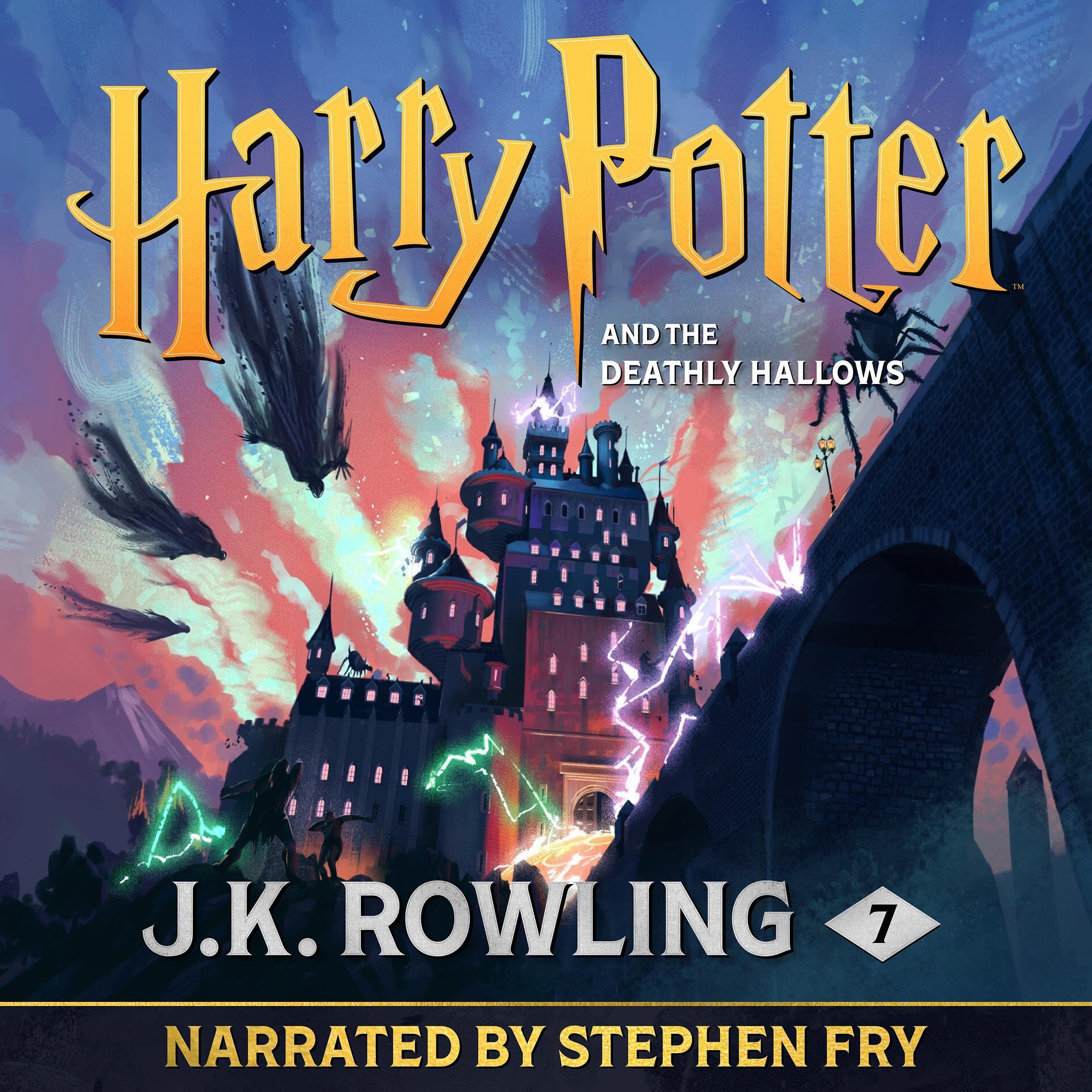 Cover art for Harry Potter and the Deathly Hallows (Narrated by Stephen Fry)