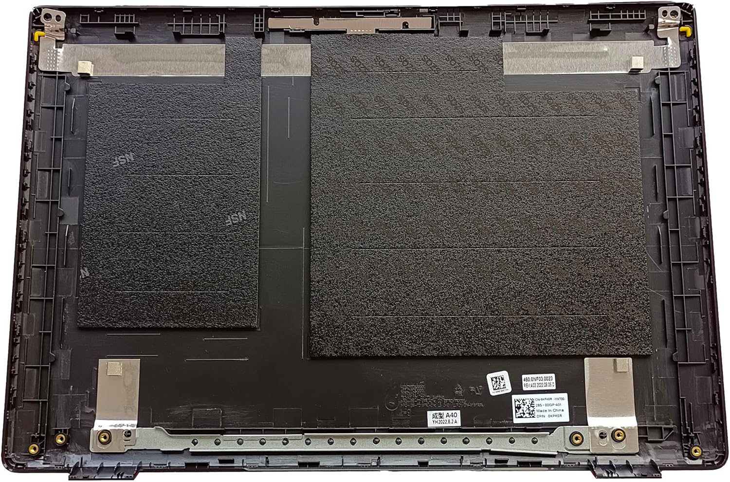 Replacement Laptop LCD Back Cover Top Case Rear Lid with Hinges and Front Bezel Frame for Dell Latitude 14 3420 E3420 0KPK5R KPK5R 02935X 2935XCYBG 14