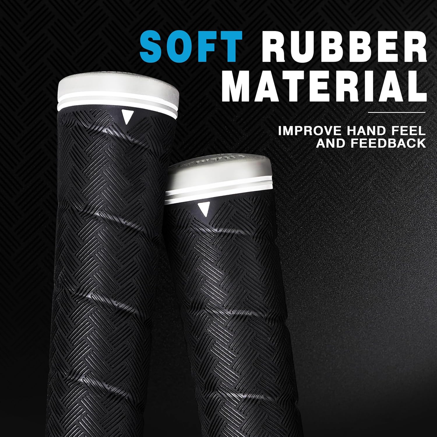 CHAMPKEY X-WEAVE Rubber Golf Grips 13 Pack with Full Repair Kits - Medium Lower Hand Golf Club Grips - Enhanced Grip and Traction Golf Grips for Men and Women