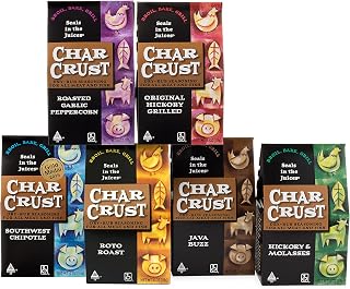 Char Crust Dry-Rub Seasoning, Steak Lovers Assortment Holiday Cooking Pack for Grilling and Entertaining, 4 Ounce (Pack of 6)