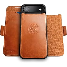 Dreem Vegan Leather Magnetic Detachable Wallet Case for iPhone Air