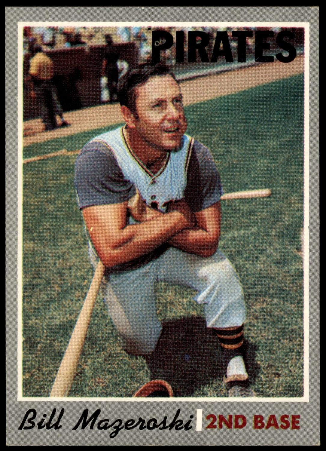 1970 Topps #440 Bill Mazeroski Pittsburgh Pirates (Baseball Card) NM Pirates