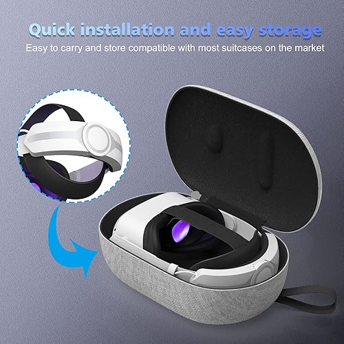 Miniatura 6 de Head Strap with Battery Pack for Oculus Quest 2 APZDY 5000mAh Fast Charging VR PowerLightweight with Adjustable Elite Strap for Enhanced Comfort and