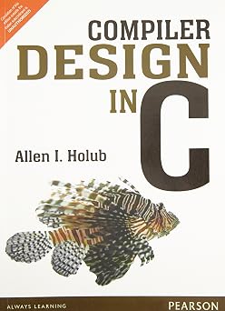 Compiler Design In C, 1 Ed