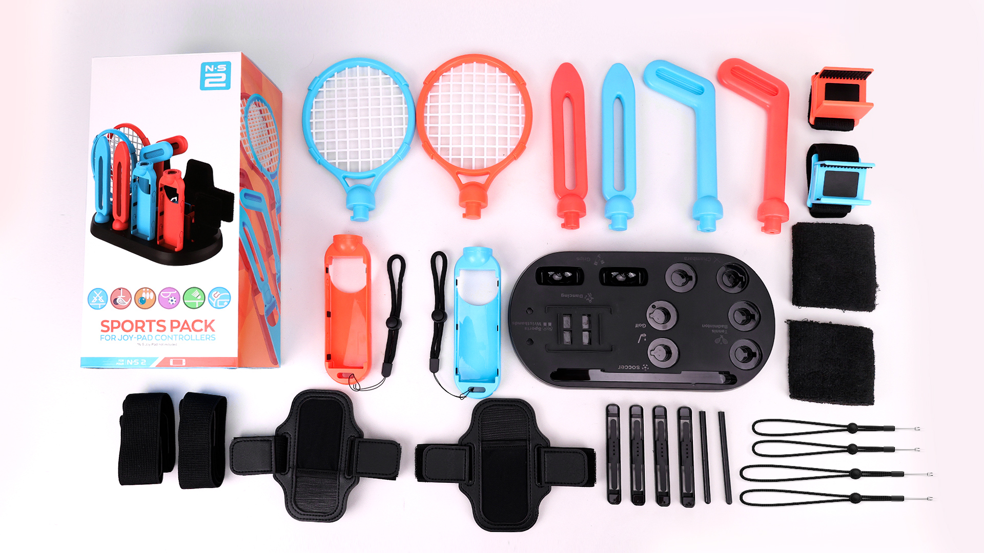 NintendoSwitchソフト 2点セット Amazon.com: 18 in 1 Switch 2 Sports Accessories Bundle for
