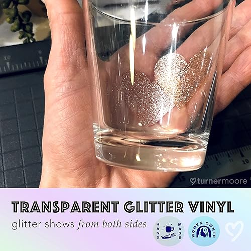 Miniatura 7 de Adhesivo de vinilo dorado antiguo con purpurina de 12 x 12 pulgadas, paquete de 5 hojas de vinilo transparente con purpurina para Cricut,