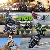 Vista 4 de Motul 5100 4T 10W40 - Technosynthese® High-Performance Motorcycle Oil with Ester Technology - 4L