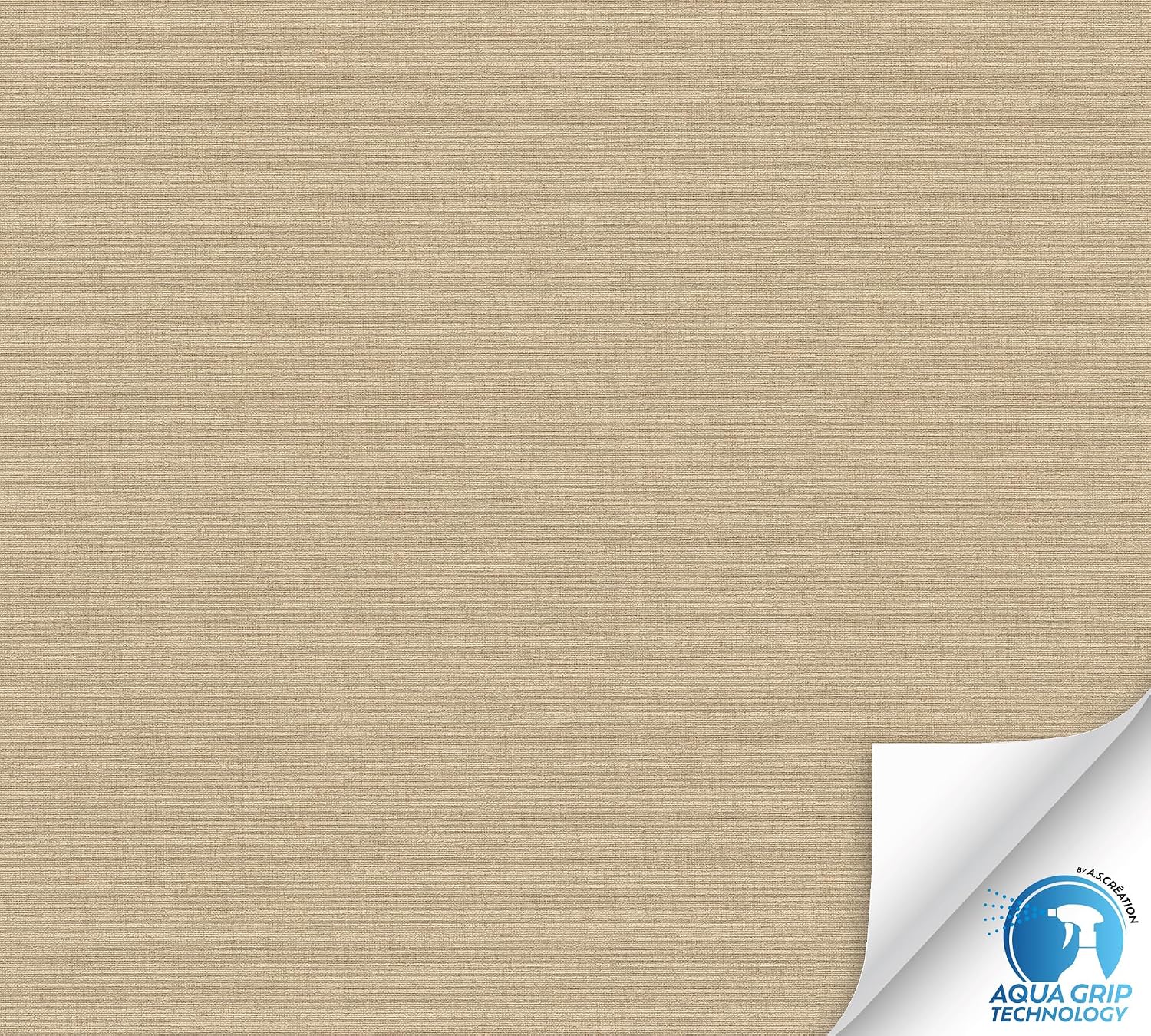 Livingwalls Wallpaper DESIGNDROP - Non-Woven Solid Colour Wallpaper in Brown, Cream - 10,05m x 0,53m - Plain for Various Rooms - 785754