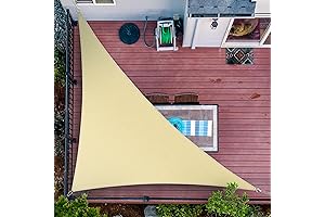 ShadeMart Triangular Sail Shade - 10' x 10' x 14.1'