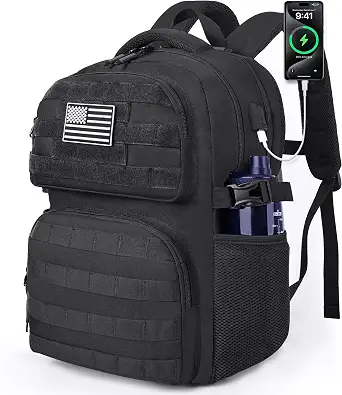 MOZETO 17 Inch Tactical Laptop Backpack