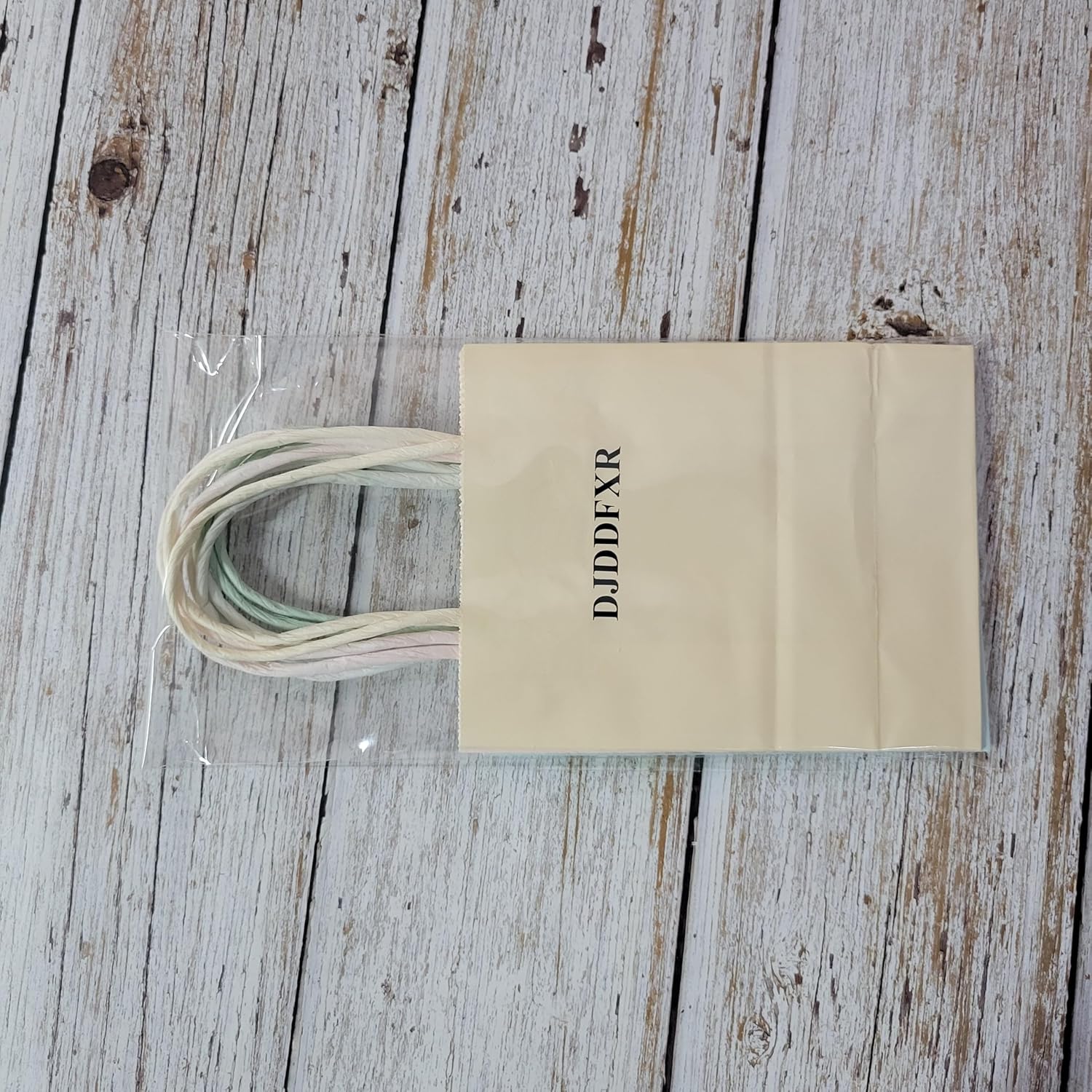 DJDDFXR Paper bags for packaging – Durable Kraft Gift Bags with Handles