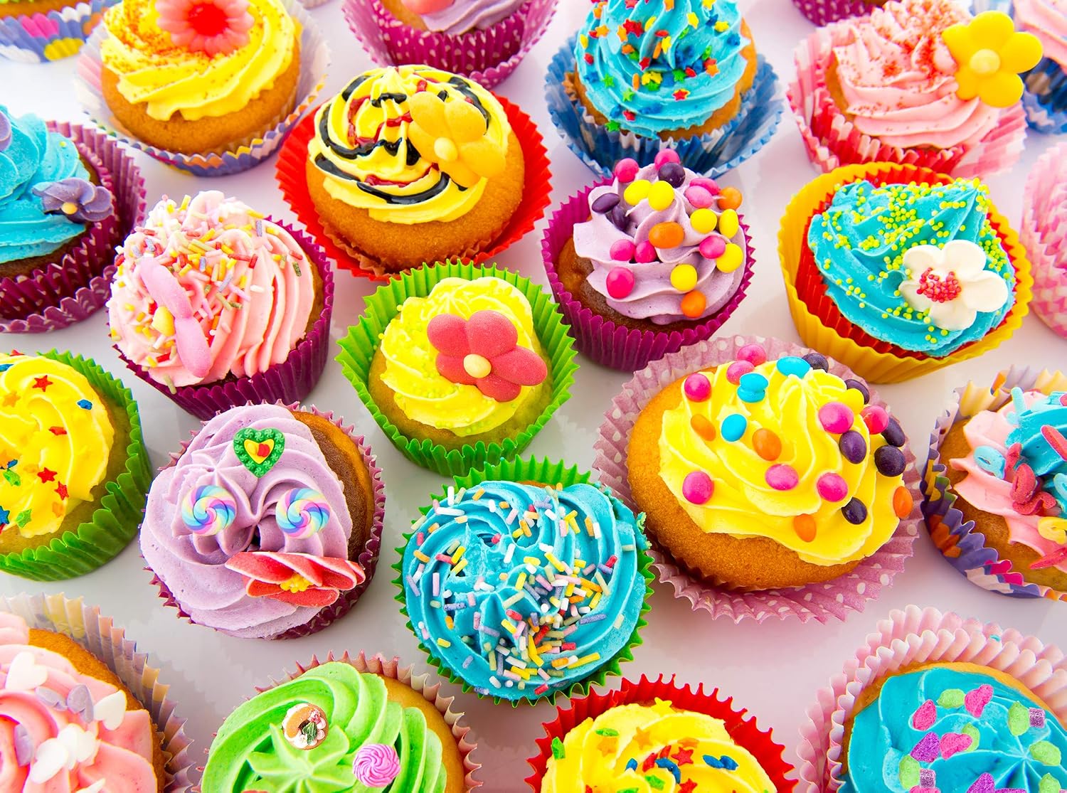 Jigsaw Puzzle 1000 Pieces for Adults, Cupcakes Puzzle Game, Good Gift for Adults Parents, Home Decor