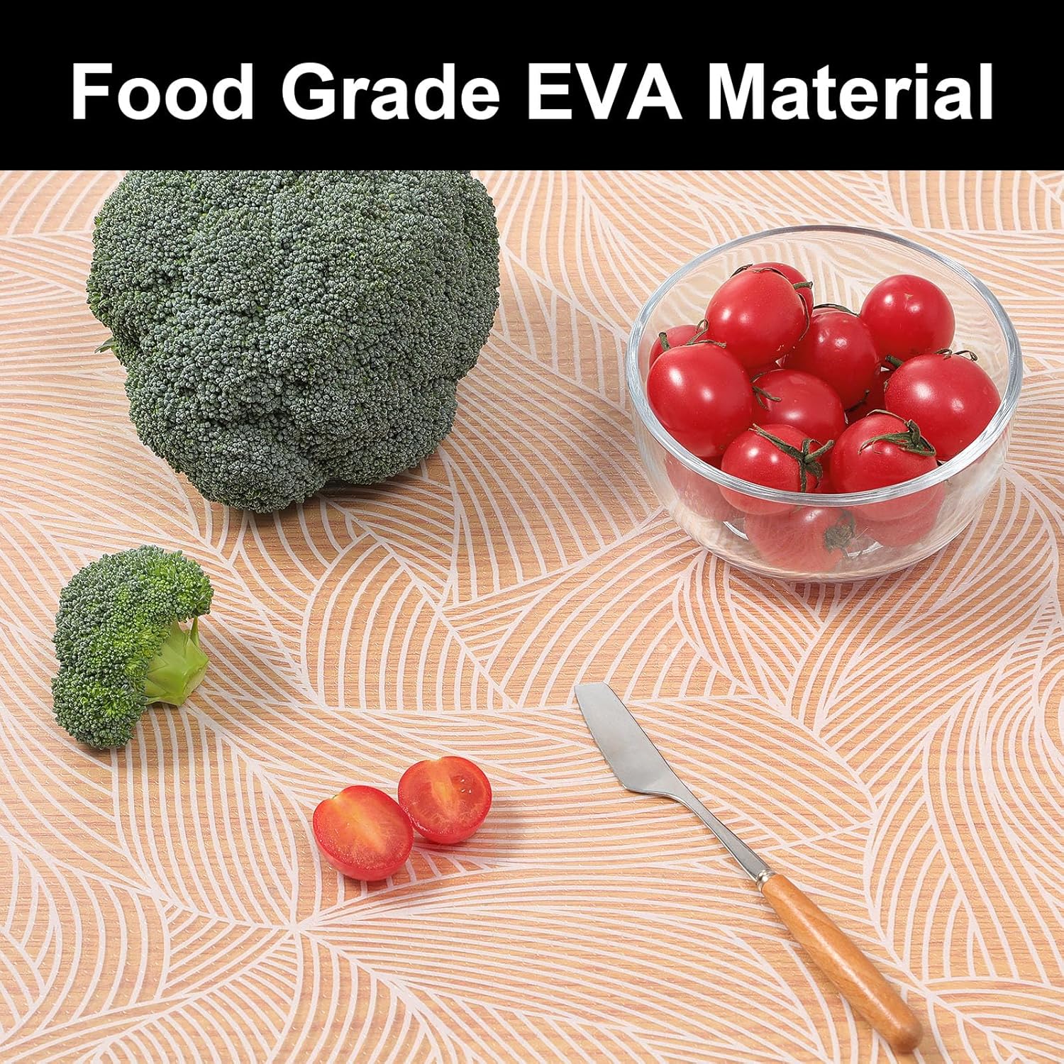 Cooyes Shelf Liners for Kitchen Cabinets, Refrigerator Liners Waterproof & Oil-Proof Kitchen Cupboard Liner Drawer Mats EVA Material Non Adhesive Fridge Liner for Shelves（17.5" W x 360" L）