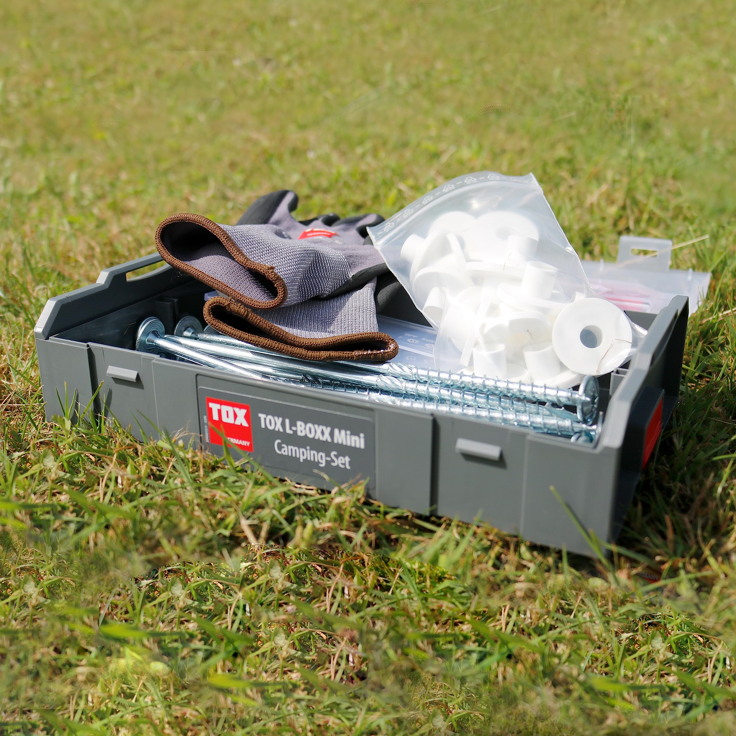 TOX L-BOXX Mini Camping-Set Zeltschrauben, 39-TLG.
