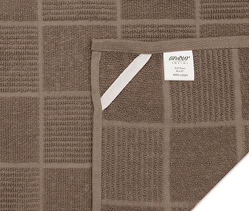 Miniatura 6 de AMOUR INFINI Toalla de cocina de rizo  Juego de 4  16 x 26 pulgadas  Duradera, suave y absorbente  Toallas de cocina 100% algodón  Perfecto para uso