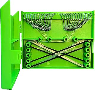 Leader Feeder® – Pre-Tied Fishing Leader Organizer & Storage Box – Holds Up to 28 Leaders – Made in USA