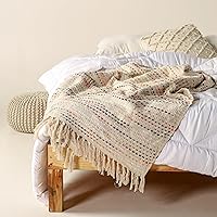 Vista 4 de THE ART BOX - Manta de algodón tejida a mano multicolor, manta turca, manta de algodón puro hecha a mano, manta de sofá, manta ligera de verano