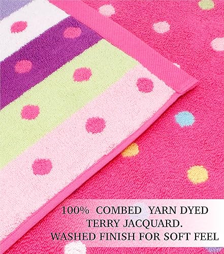 Miniatura 6 de ORIGINAL KIDS Toalla de baño, juego de 12 toallas de baño, 100 % algodón, jacquard, súper suave, colorido, absorbente, de secado rápido, fácil