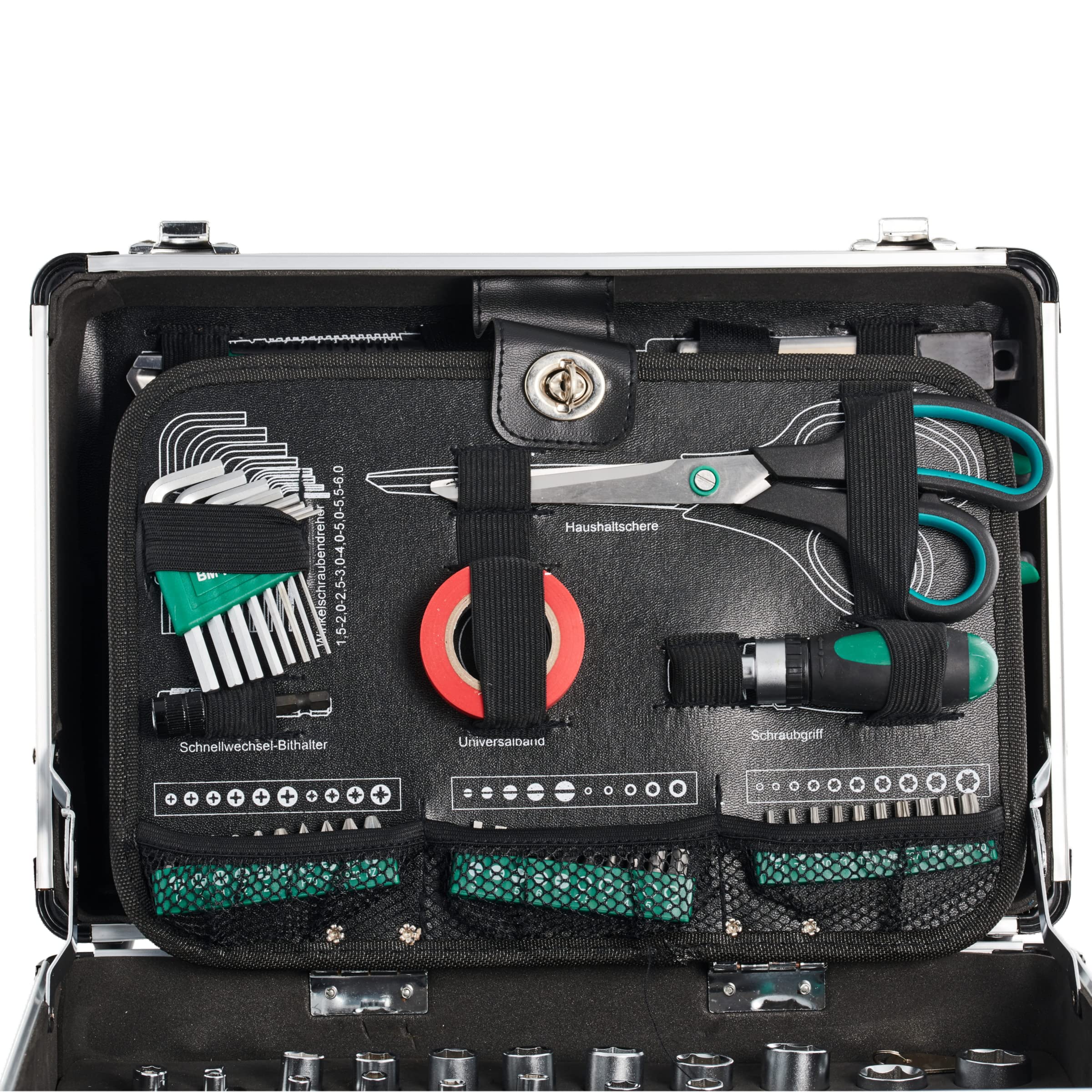 Brüder Mannesmann Tools Set Tool Box, 1 Piece, M29067