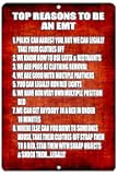 Rogue River Tactical Funny EMT EMS Paramedic Metal Tin Sign Wall Decor Art Top Reason To Be an EMT