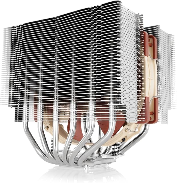 Noctua NH-D15S, Premium Dual-Tower CPU Cooler with NF-A15 PWM 140mm Fan (Brown)