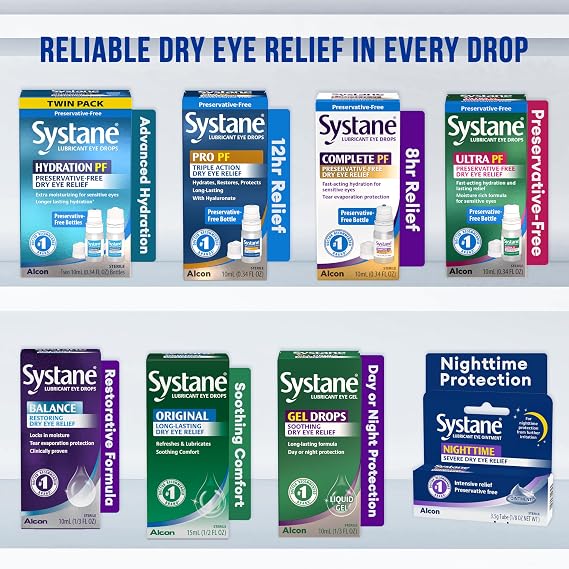 Systane Hydration Pf Lubricant Eye Drops 10ml