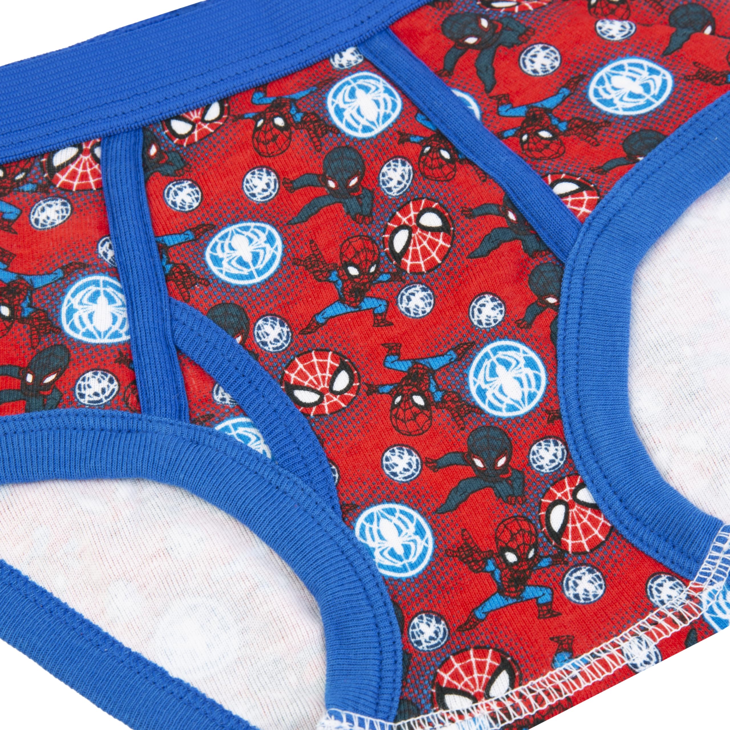 Marvel Boys' Toddler Exclusive 12-PK UNBOXING Spiderman Friends Gifting & Potty Training, 12-Pack Superhero Adventures Brief