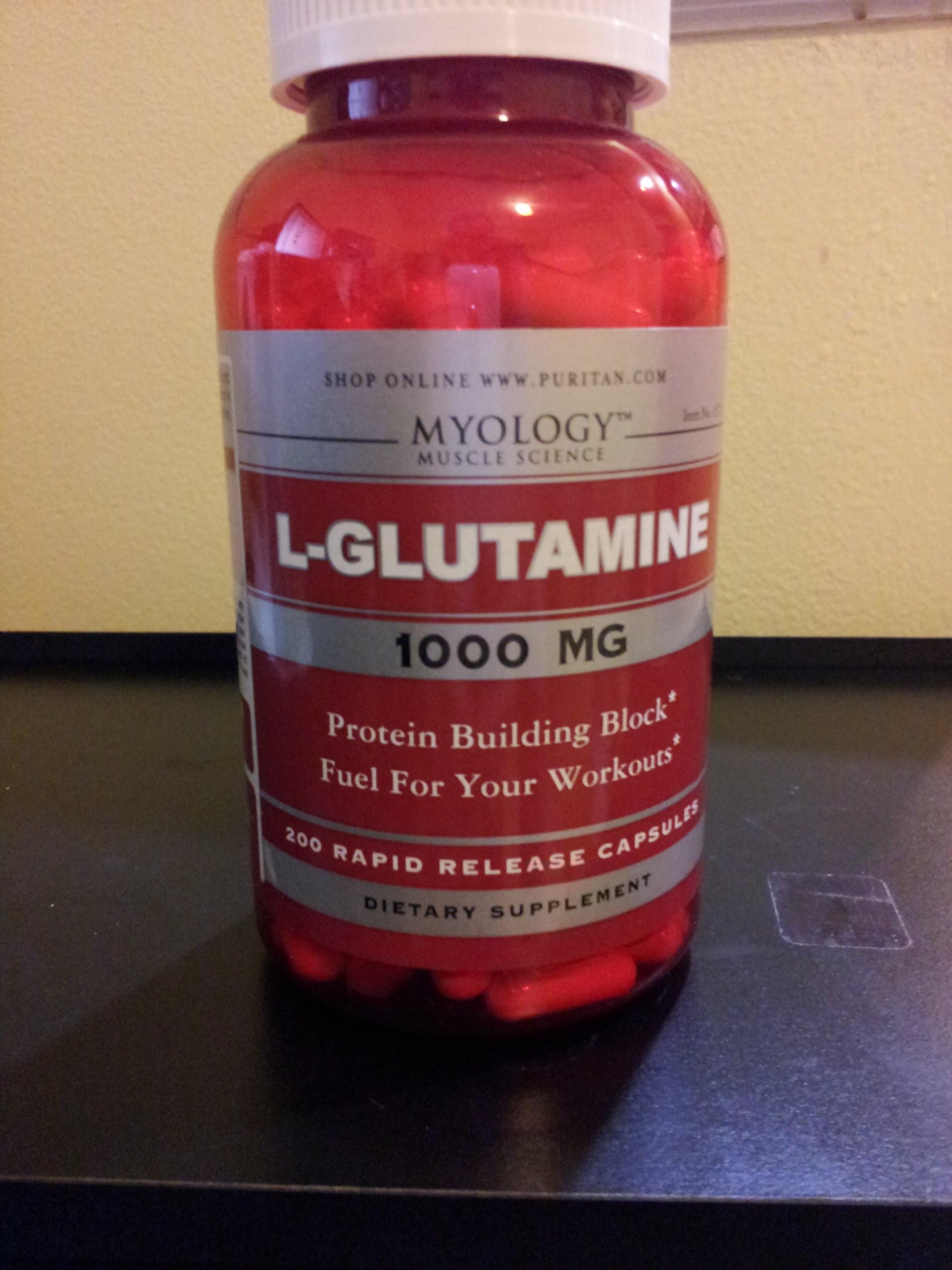 Myology L-Glutamine 1000 mg-200 Capsules