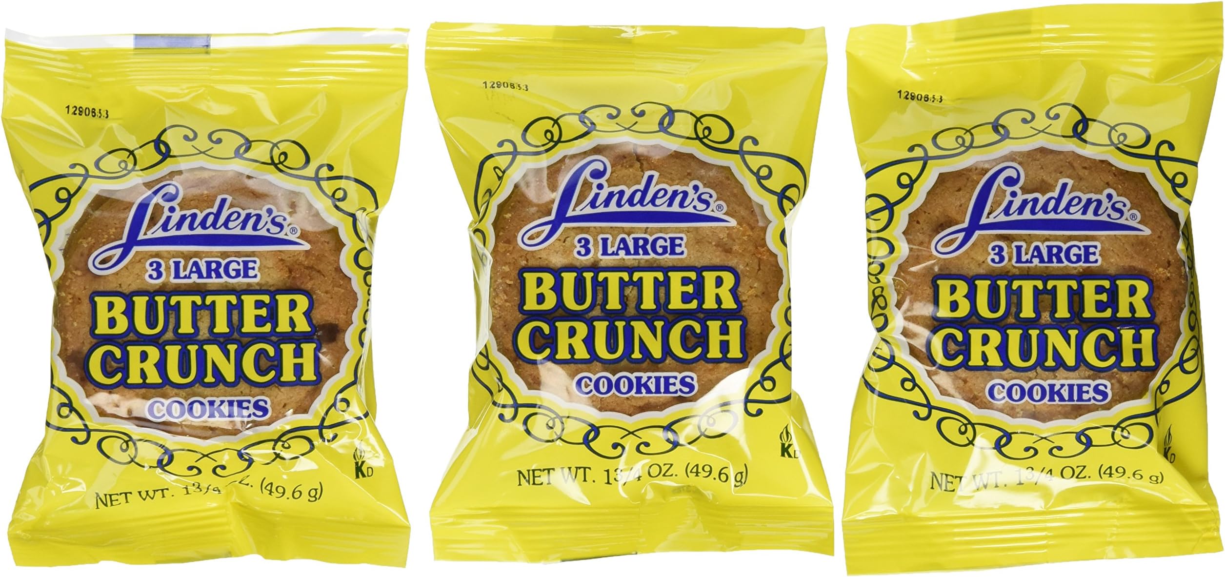 Linden's Butter Crunch Cookies 3 Cookies Per Pack 18
