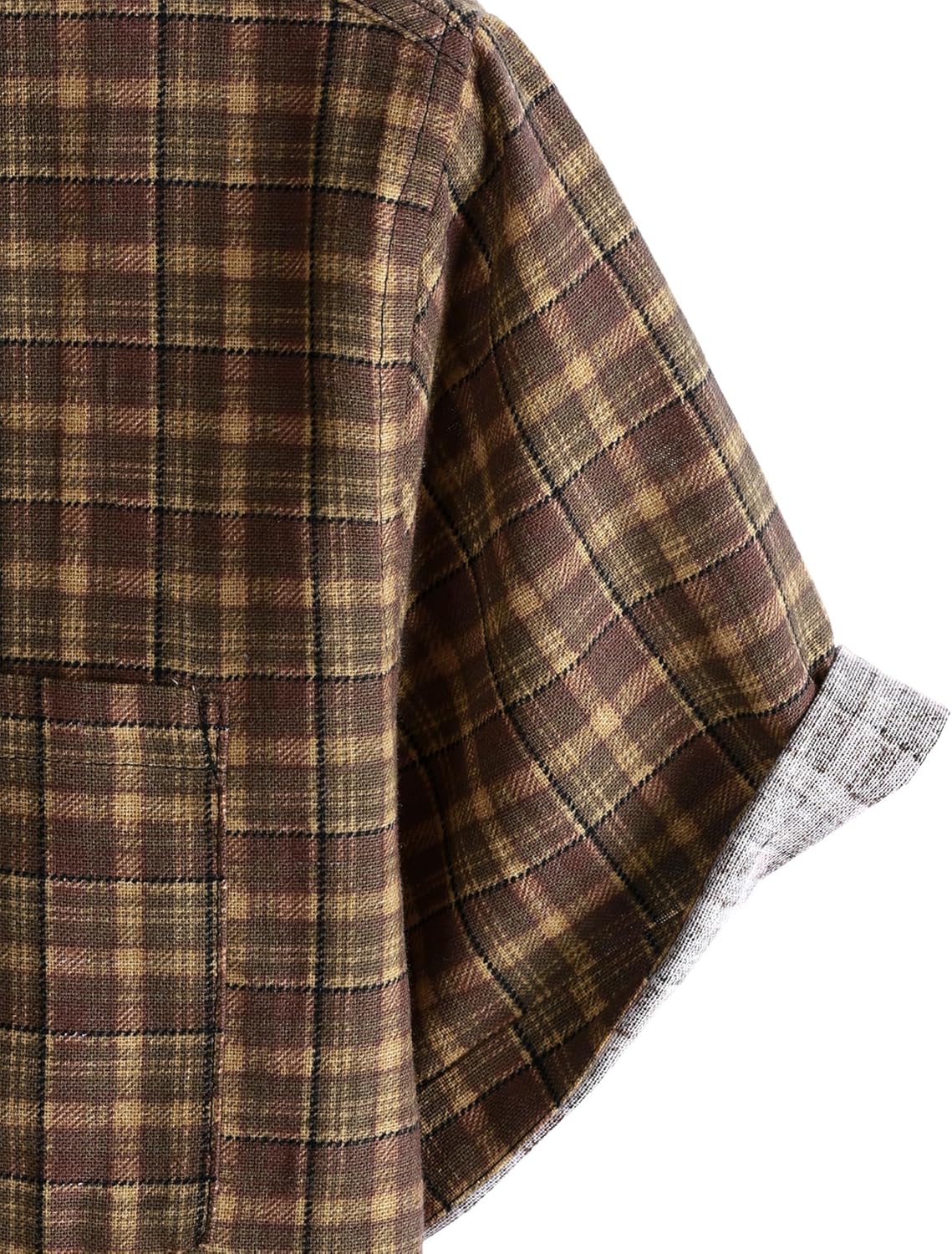 PARKLEES Men's Cotton Linen Vintage Pattern Printed Old Style Shirt Casual Short Sleeve Button Down Retro Shirts - Image 3