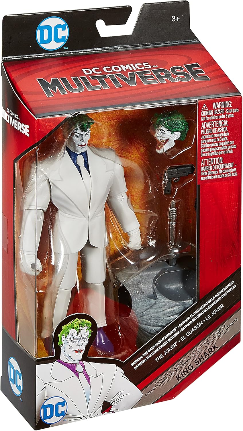 DC Super Friend Multiverse Batman The Dark Knight Returns The Joker Figure, 6"