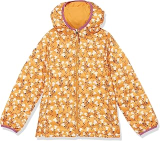 Chaqueta Acolchada con Capucha, Plegable, Ligera y Resistente a la Lluvia Niña