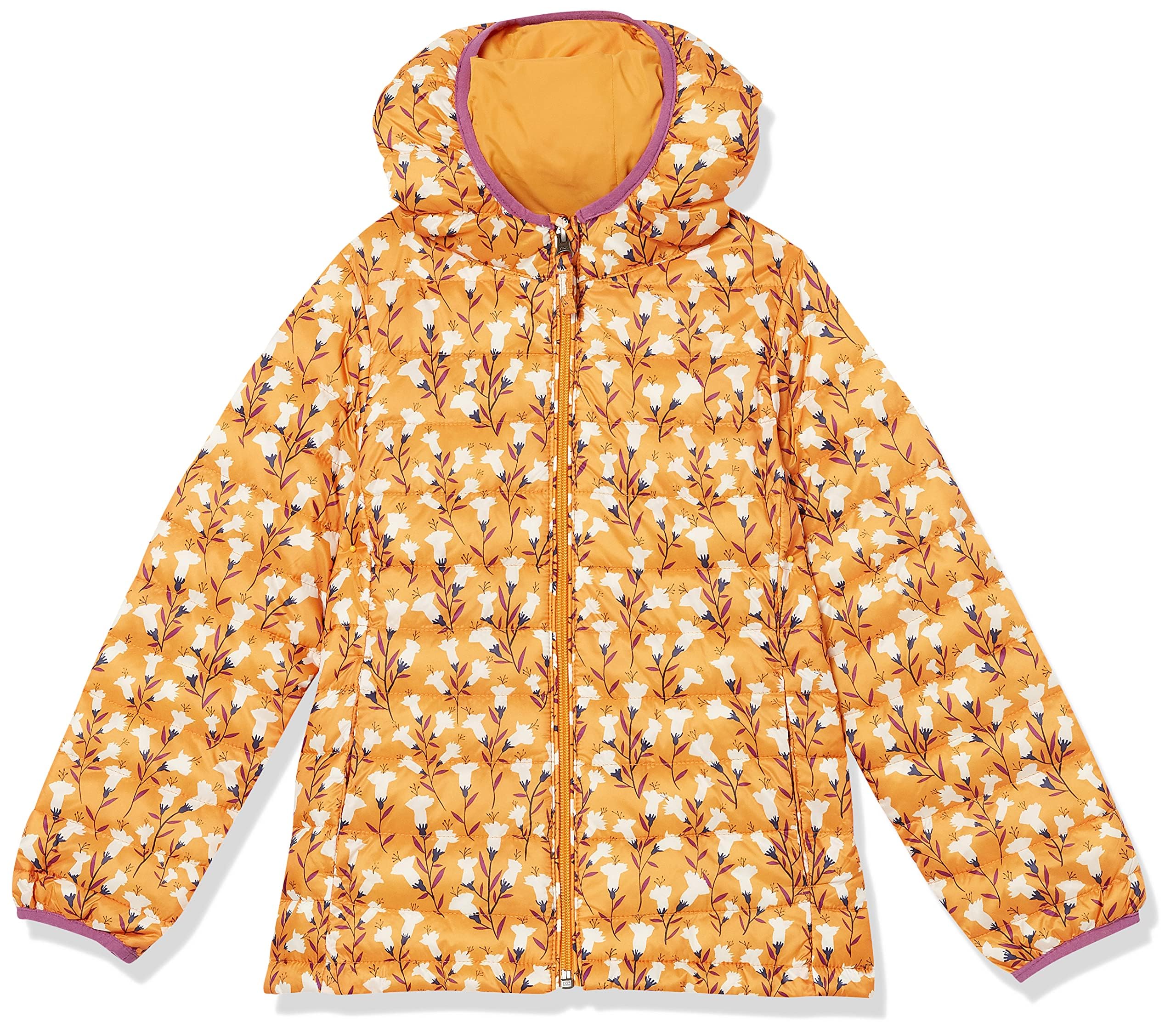 Amazon Essentials Mädchen Leichte Wasserabweisende verstaubare Winterjacke mit Kapuzen