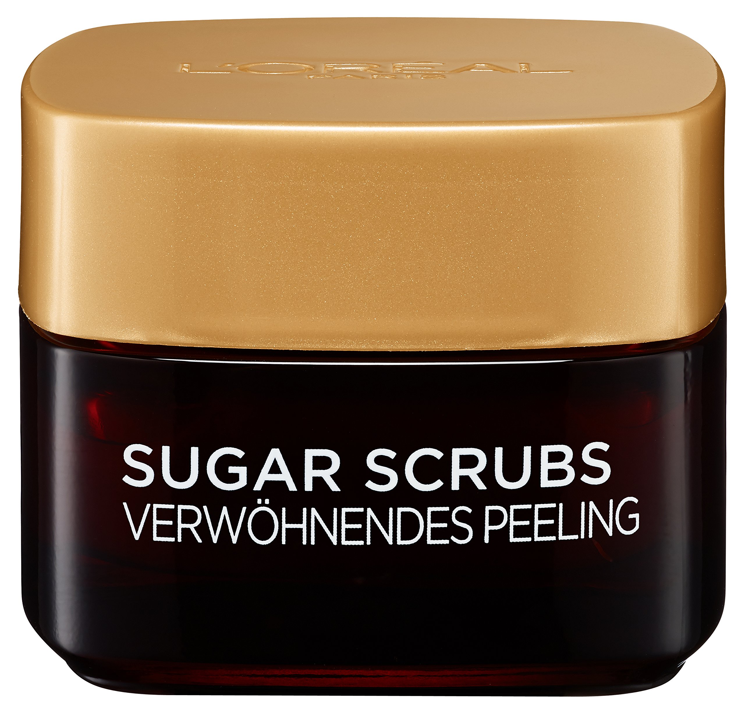 L'Oréal Paris Peeling do twarzy i ust, z cukrem i masłem kakaowym, peeling cukru i masła kakaowego, peeling, 1 x 50 ml