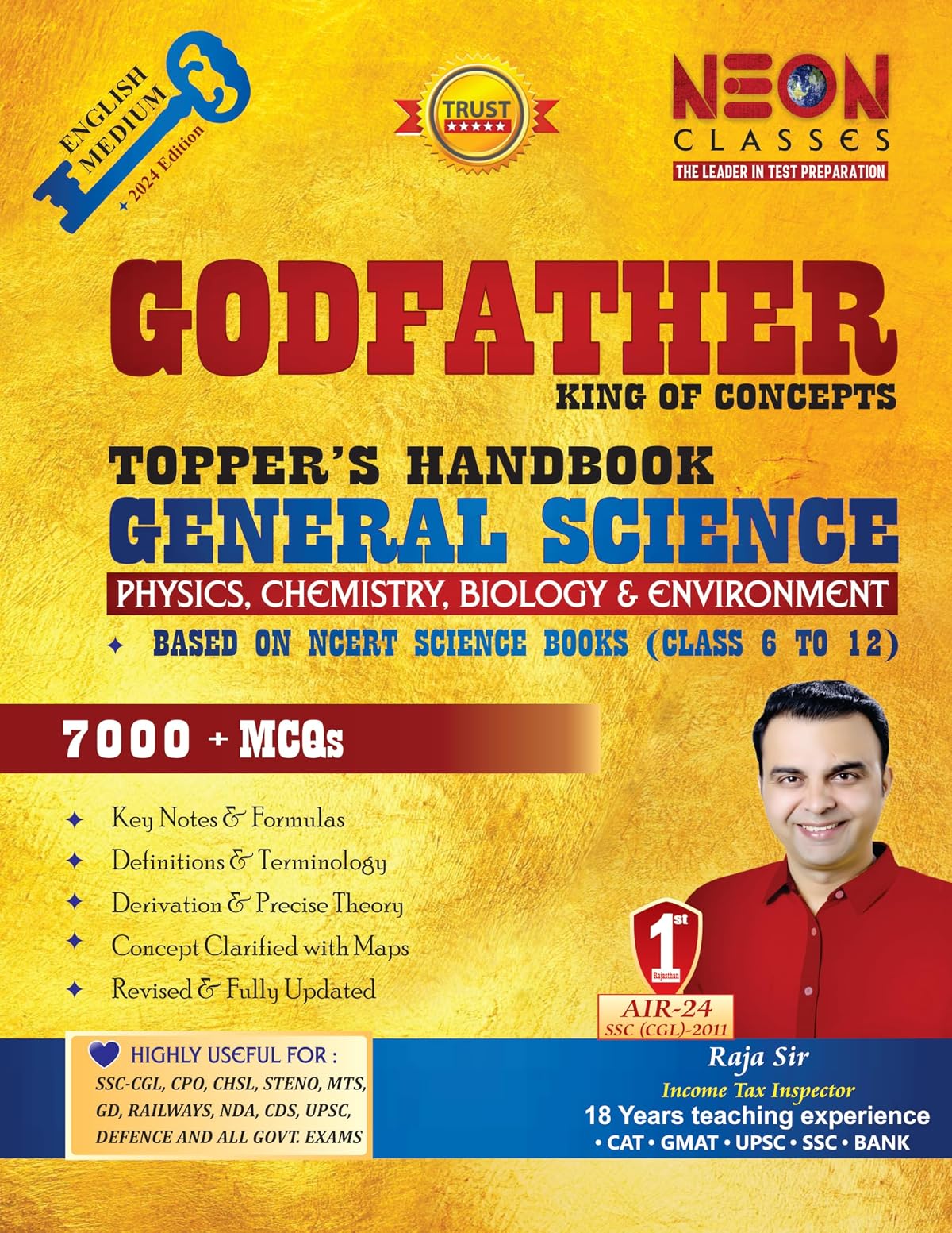 General Science (English) Physics, Chemistry, Biology, Environment Godfather
