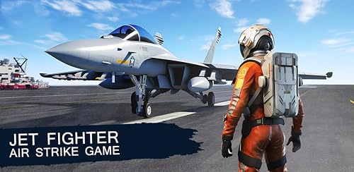 Jet Fighter Air Strike Game Offline - War Planes Ace Fighter Simulator Games – vue 5
