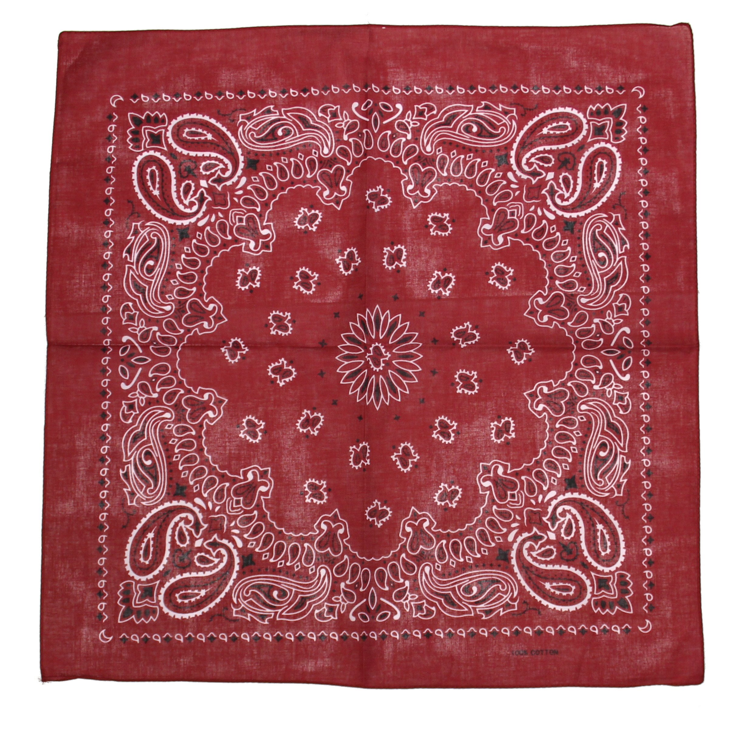 Zac's Alter Ego Alternative Retro Paisley Cotton Bandana/Neckerchief/Headtie/Face Mask